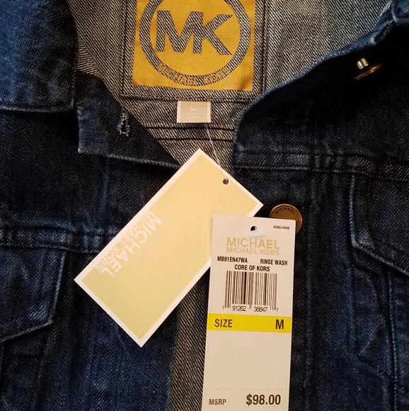 Michael Kors Denim Jeans Jacket Size Medium - Picture 7 of 8
